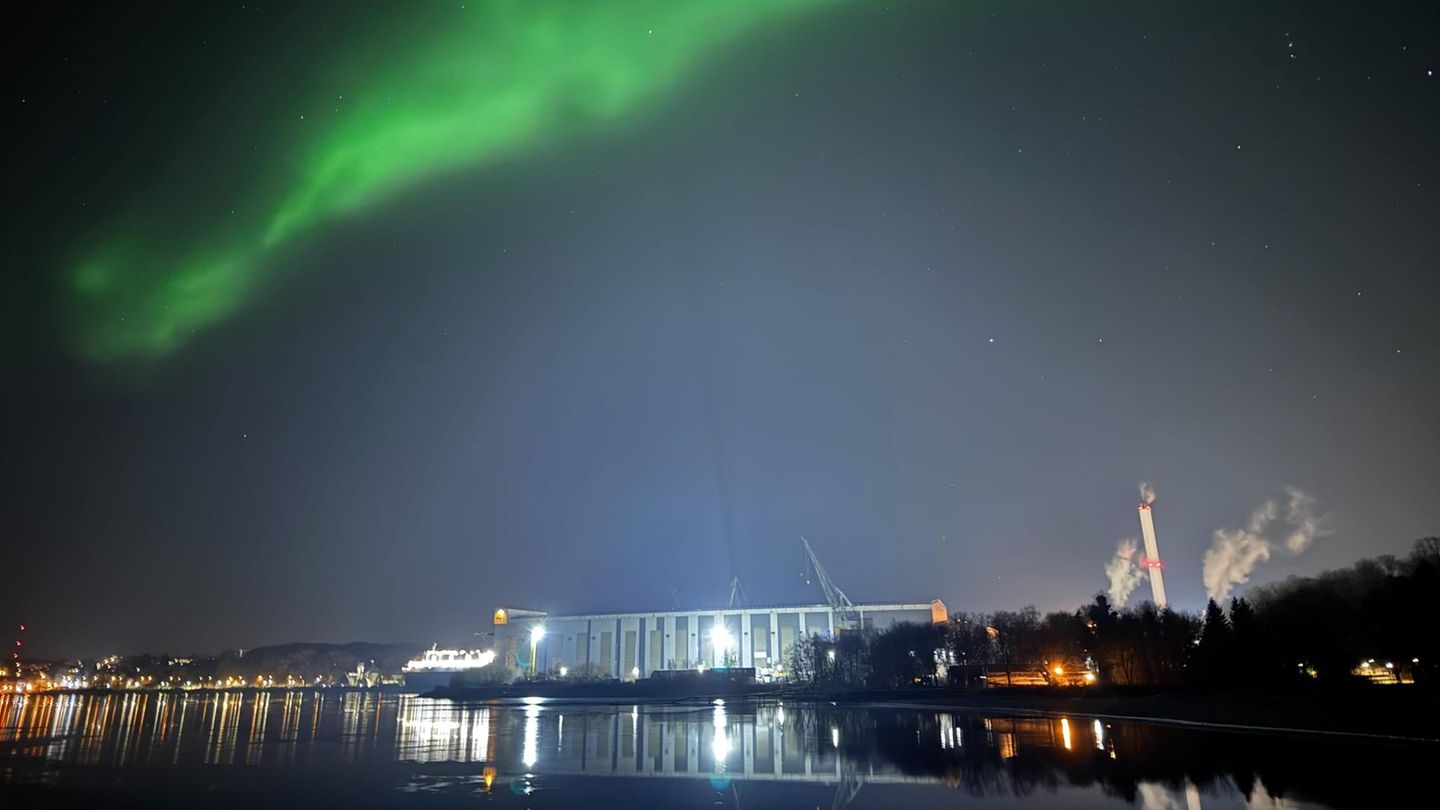 Polarlichter Deutschland Flensburg Schleswig-Holstein