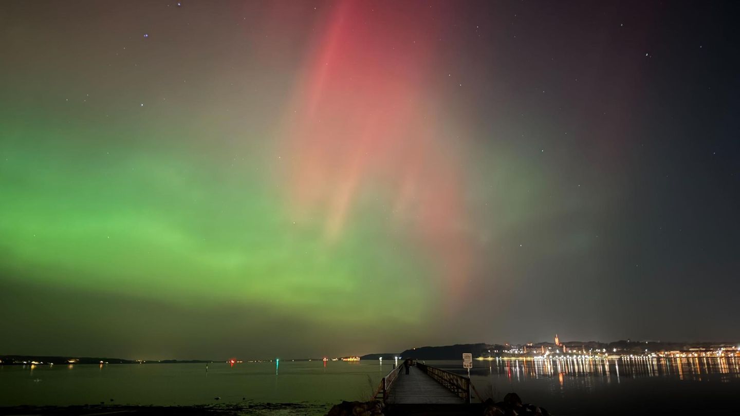 Polarlichter Deutschland Flensburg Schleswig-Holstein