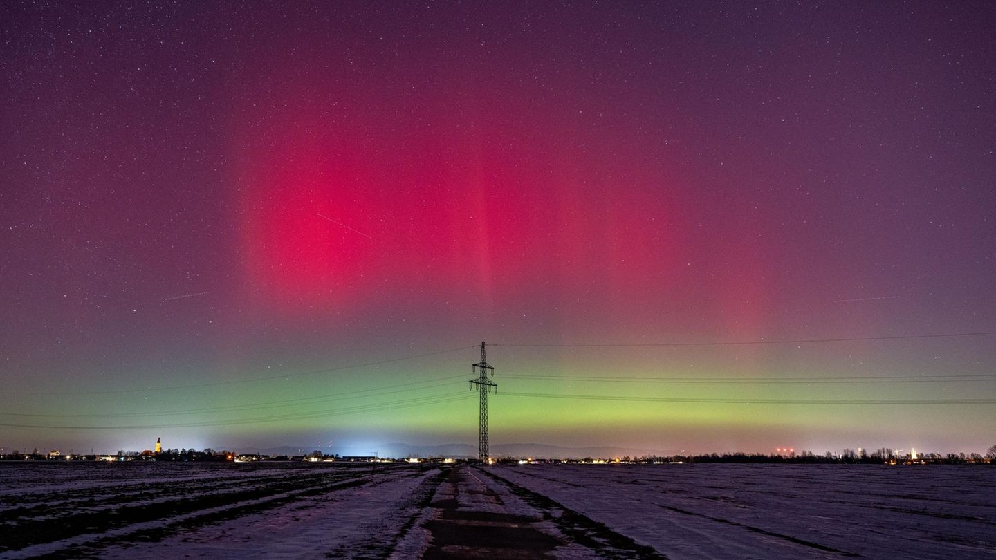 Polarlichter Deutschland Straubing Bayern 2