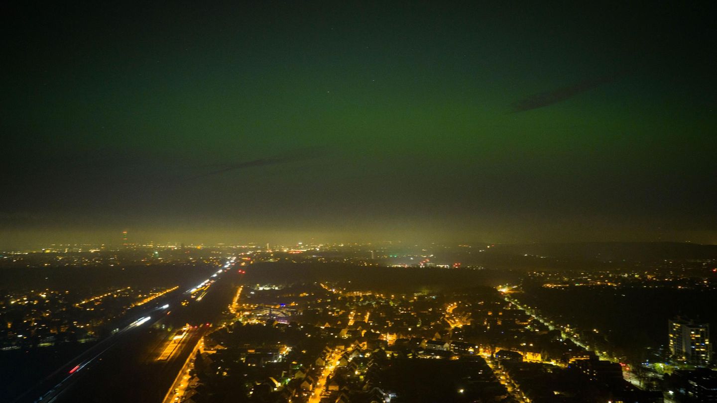 Polarlichter Deutschland Duisburg NRW