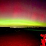 Polarlichter Deutschland Calbe an der Saale Sachsen-Anhalt 1