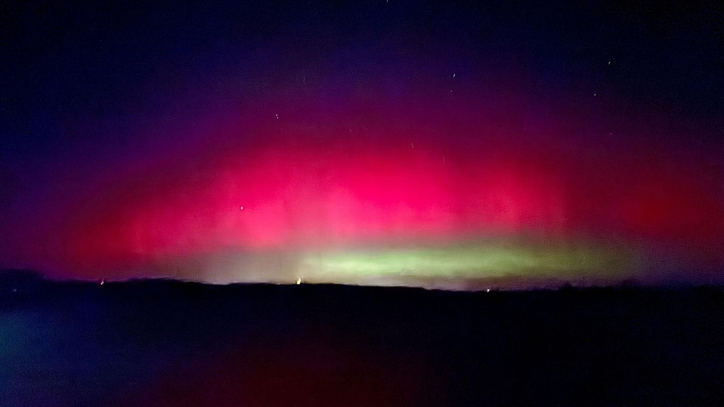Polarlichter Deutschland Calbe an der Saale Sachsen-Anhalt