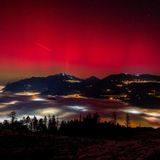 Polarlichter Deutschland Monthey, Bex und Aigle Schweiz