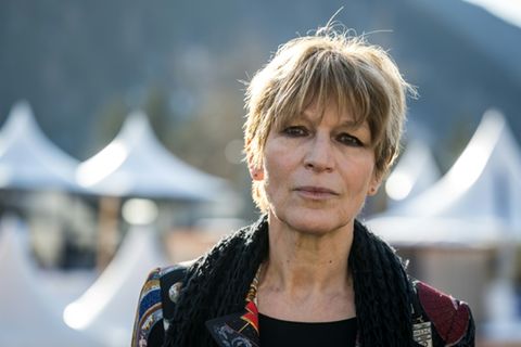Amnesty-Generalsekretärin Agnès Callamard in Davos