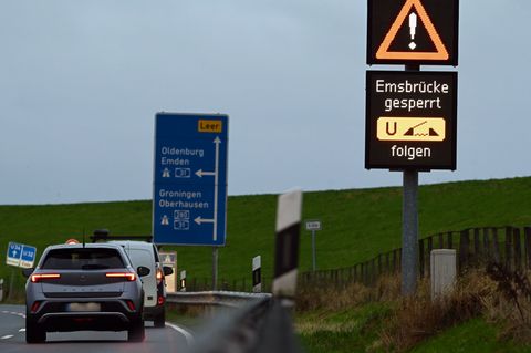 Mehrere Brücken sind in Niedersachsen aufgrund des Warnstreiks am Dienstag gesperrt. Foto: Lars Penning/dpa