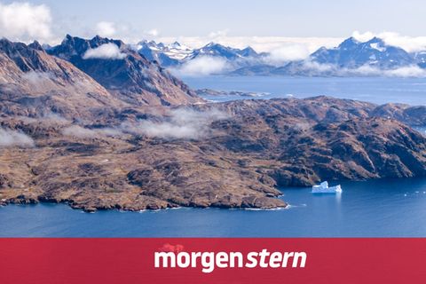 Grönlands Natur auf einer Drohnenaufnahme. US-Präsident Donald Trump hat neue Grönland-Gespräche angekündigt