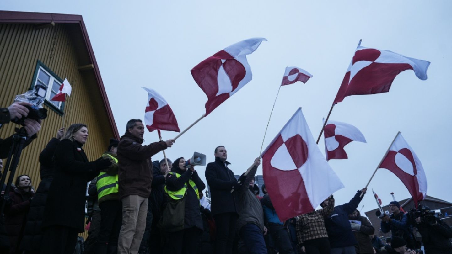 Proteste gegen Trumps Übernahme-Pläne in Grönland