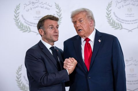 Emmanuel Macron und Donald Trump