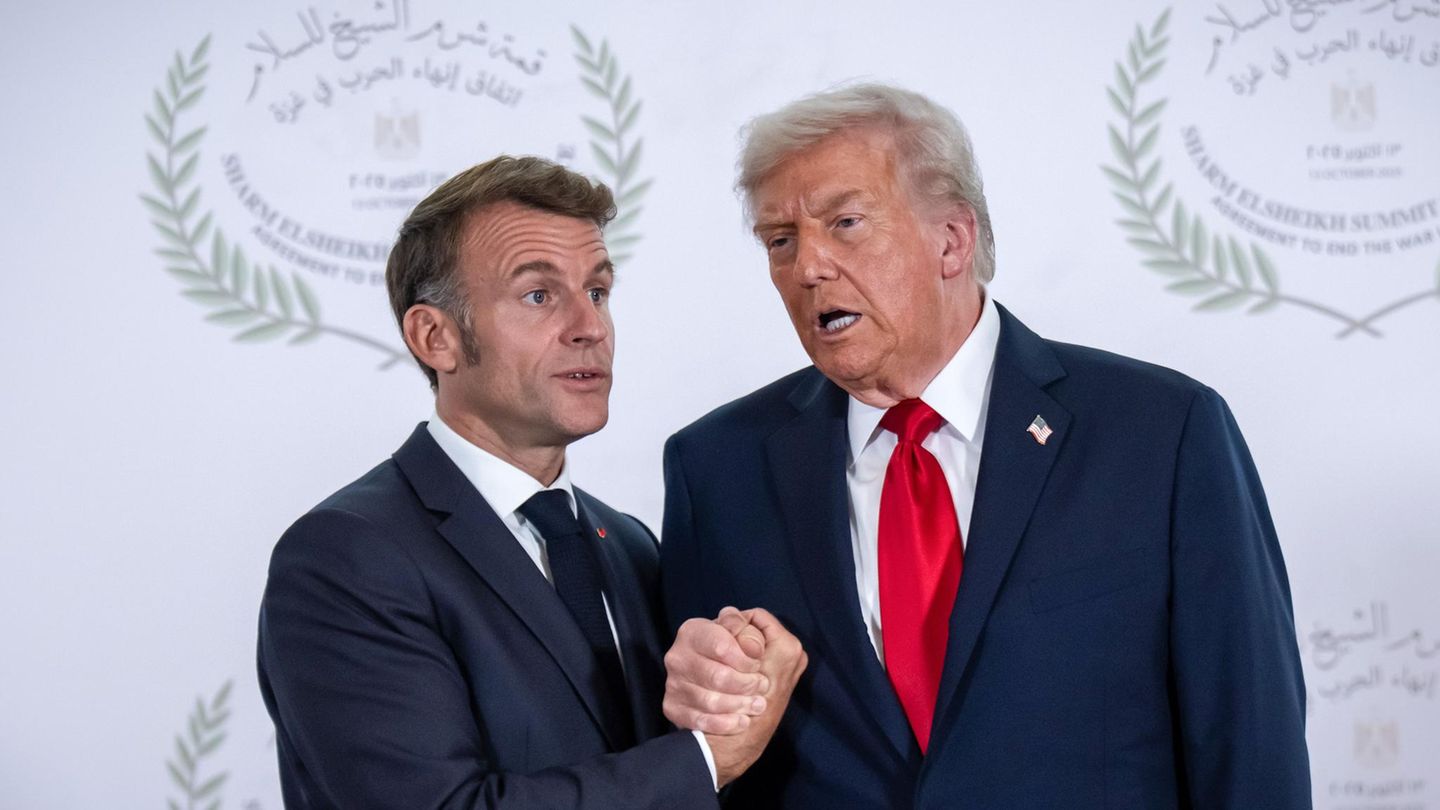 Emmanuel Macron und Donald Trump