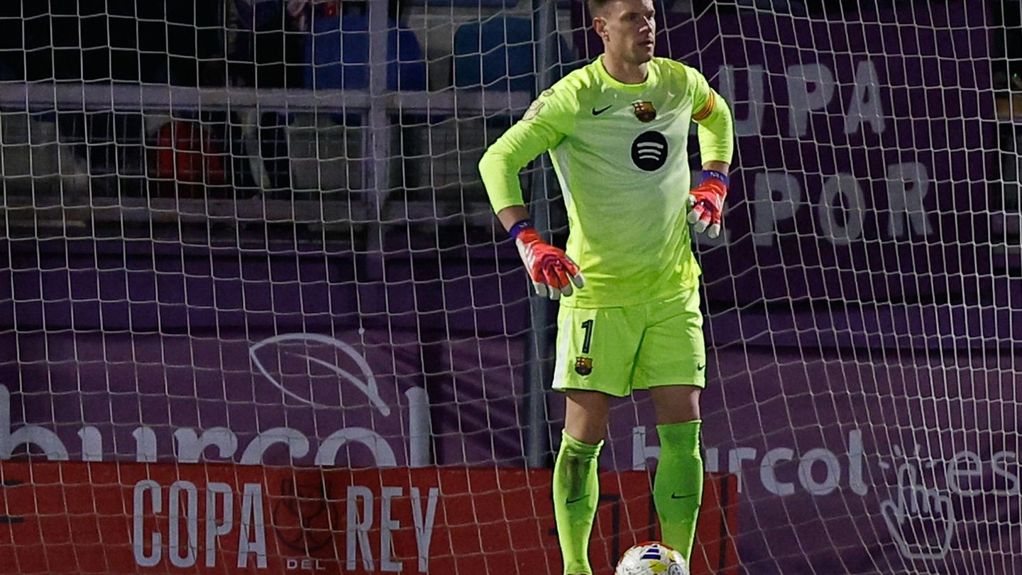 Marc-André ter Stegen verlässt wohl den FC Barcelona. (Archivbild) Foto: Rudy Garcia/AP/dpa