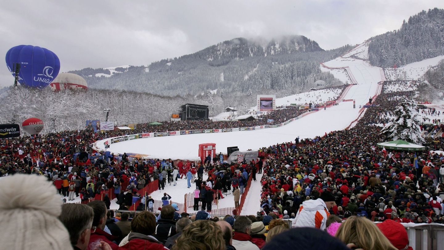 Großer Zirkus beim wohl größten Ski-Rennen der Welt: die Weltcup-Abfahrt in Kitzbühel ist ein Ereignis von Weltrang.