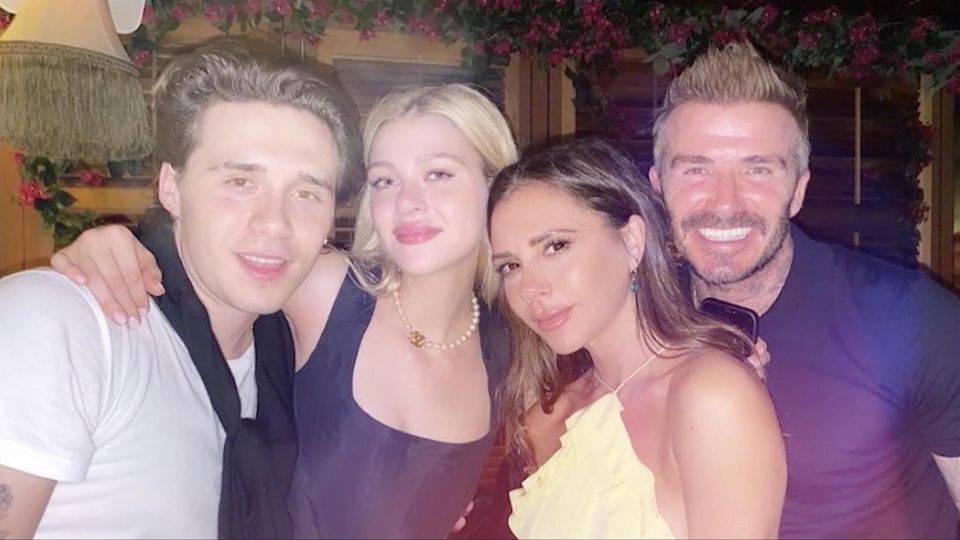 Familienfoto der Beckhams.