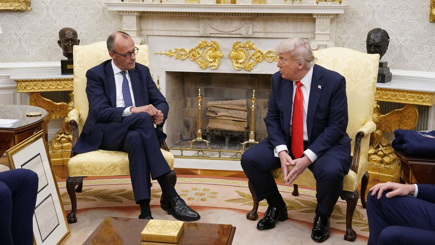 Friedrich Merz und Donald Trump im Weißen Haus