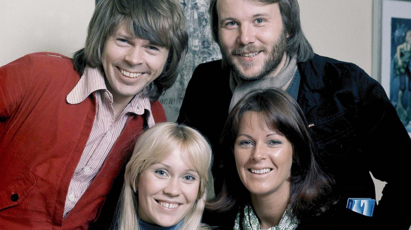 Stranger Things als Erfolgsbooster: Gruppenbild der Band Abba aus dem Jahr 1976