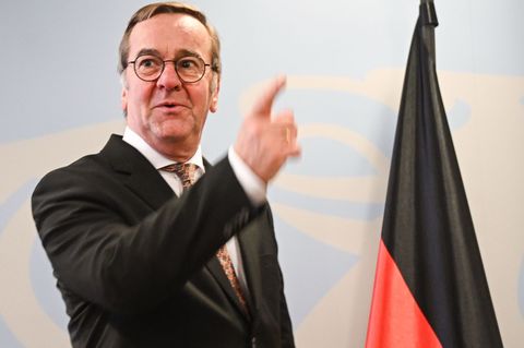 "Wir haben das beste Einstellungsergebnis seit Aussetzung der Wehrpflicht", sagt Verteidigungsminister Boris Pistorius (SPD). Fo
