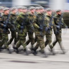 Soldaten der Bundeswehr in der Hauptfeldwebel-Lagenstein-Kaserne in Niedersachsen