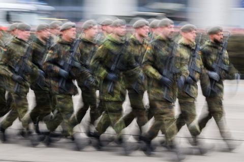 Soldaten der Bundeswehr in der Hauptfeldwebel-Lagenstein-Kaserne in Niedersachsen