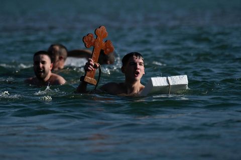 Sprung ins kalte Wasser