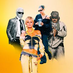 Jogginghose: Montage zeigt Karl Lagerfeld, Paris Hilton, Hailey Bieber und Nicolás Maduro