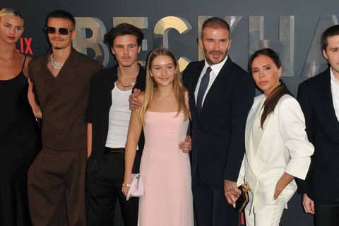 Da war der Beckham-Clan noch vereint: David und Victoria mit ihren Kindern Romeo, Cruz, Harper Seven und Brooklyn.