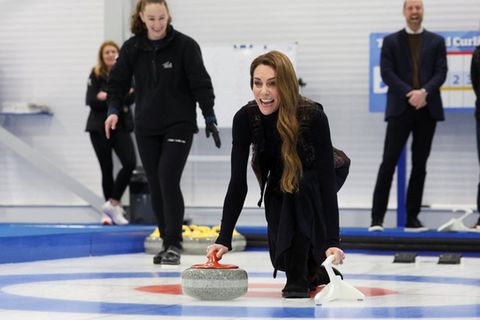 Prinz William und Prinzessin Kate: Curling-Duell in Schottland