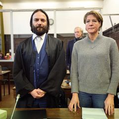 Christina Block und ihr Anwalt. Foto: Georg Wendt/dpa Pool/dpa