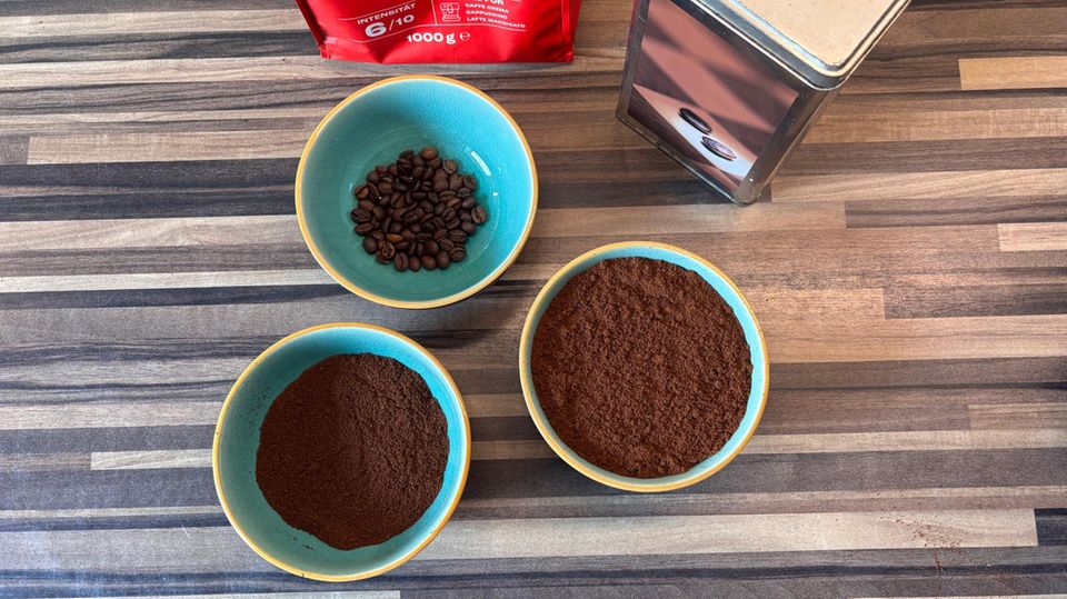 Kaffeemühle Test: Kaffeemehl aus der Graef Kaffeemühle