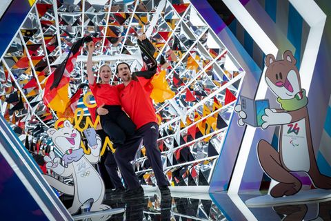 Minerva Fabienne Hase und Nikita Volodin sind zwei von insgesamt 19 Berliner Olympiateilnehmern. Foto: Peter Kneffel/dpa