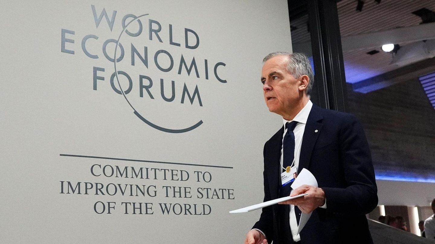 Kanadas Premier Mark Carney in Davos