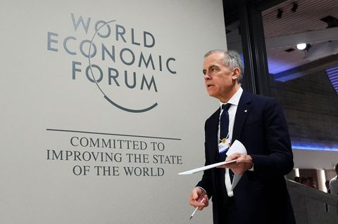 Kanadas Premier Mark Carney in Davos