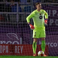 Marc-André ter Stegen verlässt wohl den FC Barcelona. (Archivbild) Foto: Rudy Garcia/AP/dpa
