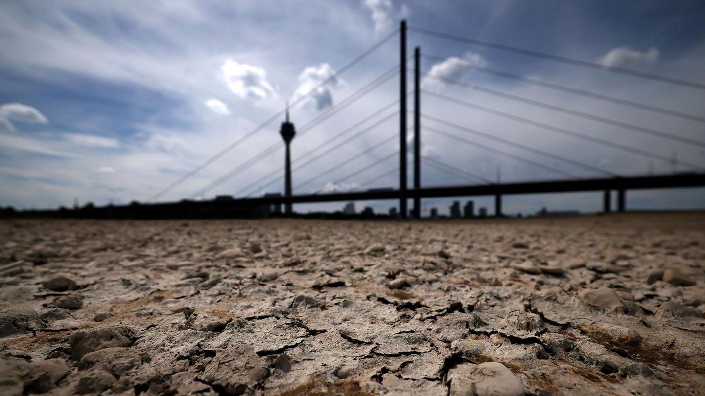 In den Jahren 2018 und 2022 erreichte der Rheinpegel historisch niedrige Pegelstände