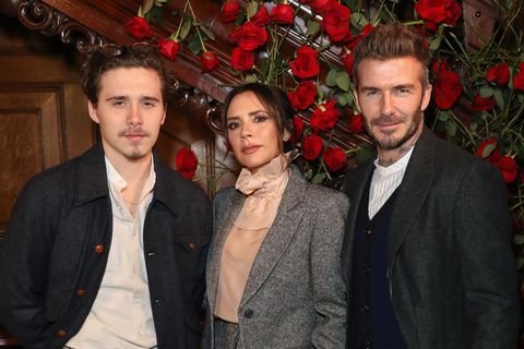 David und Victoria Beckham mit Sohn Brooklyn