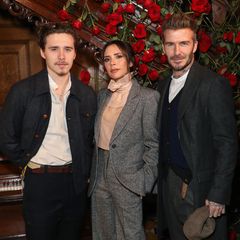 David und Victoria Beckham mit Sohn Brooklyn