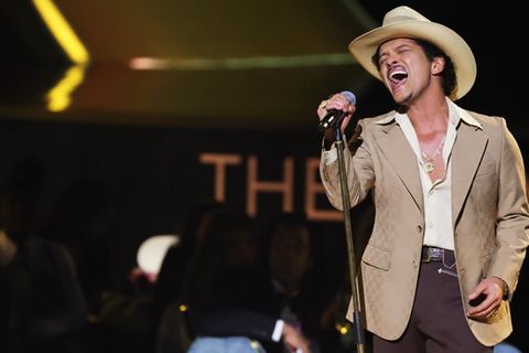 Bruno Mars schwimmt aktuell auf der Erfolgswelle.