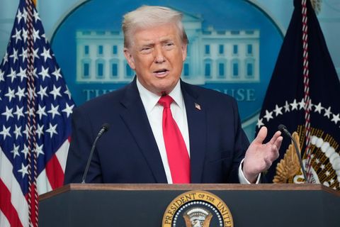 Gibt sich überzeugt, dass eine Einigung im Grönland-Konflikt möglich ist - US-Präsident Donald Trump. Foto: Mark Schiefelbein/AP