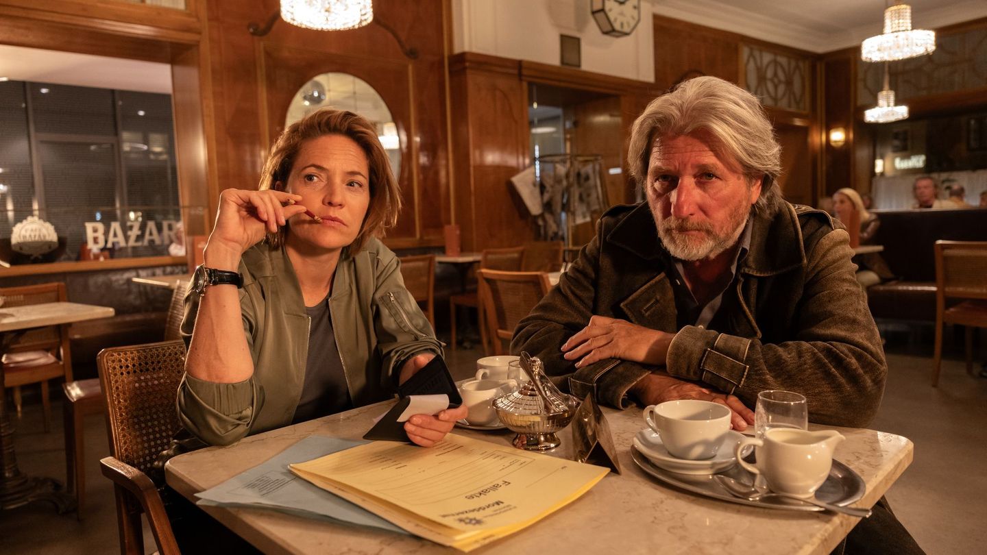 Lu Frey (Patricia Aulitzky) und Hubert Mur (Michael Fitz) halten wenig von der Arbeitsweise des jeweils anderen.