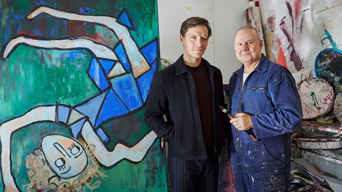 Unfallopfer und Unfallfahrer entwickeln eine besondere Freundschaft - Alfred (Joachim Król, rechts) und Denis (Jonas Nay). Foto: