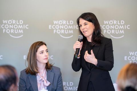 Annalena Baerbock beim Weltwirtschaftsforum in Davos