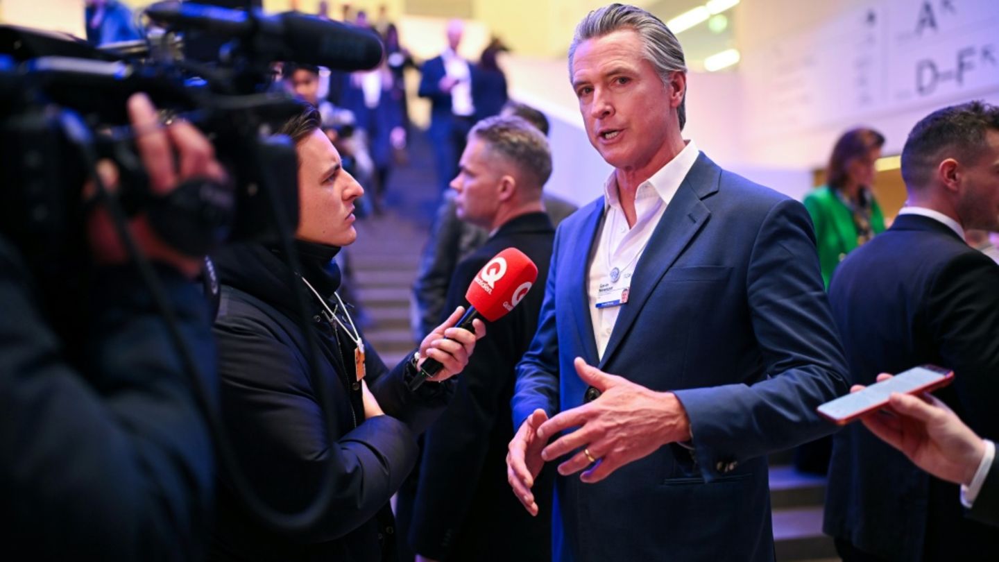 Kaliforniens Gouverneur Newsom in Davos