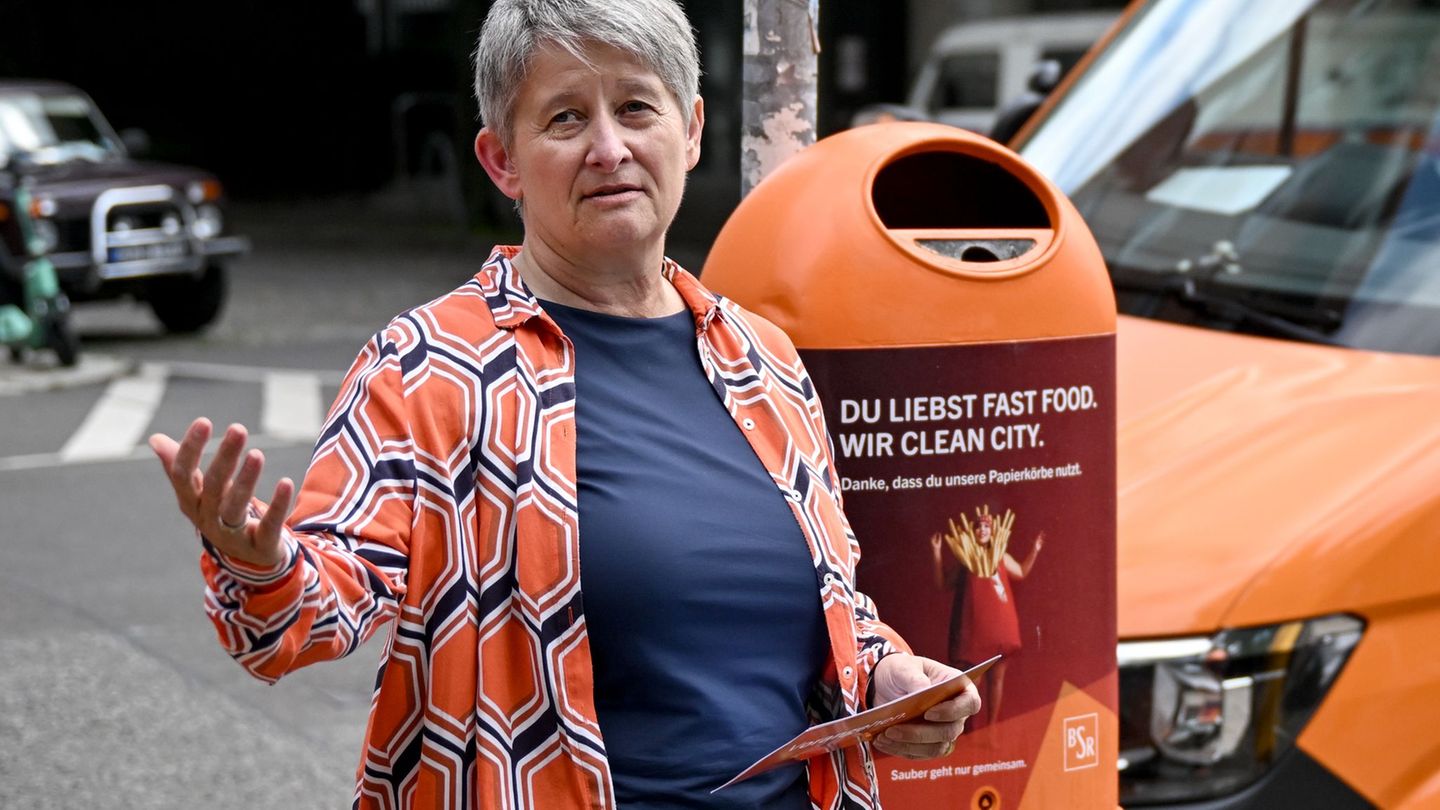 Die BSR-Beschäftigten sehen sich öfter mit Aggression und Gewalt konfrontiert, sagt BSR-Chefin Stephanie Otto. (Archivbild) Foto