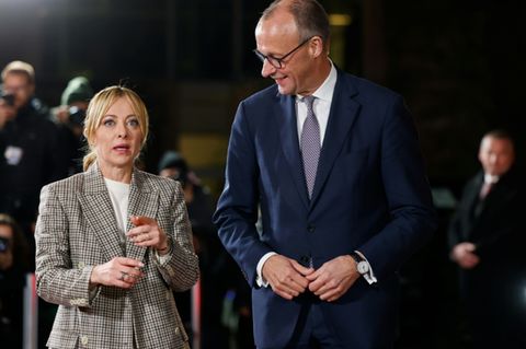 Meloni und Merz im Dezember in Berlin