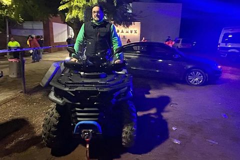 Zugunglück in Spanien: Gonzalo Sánchez auf seinem Quad