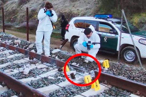 Ist diese Stelle an den Gleisen schuld am Zugunglück mit 40 Toten in Spanien?