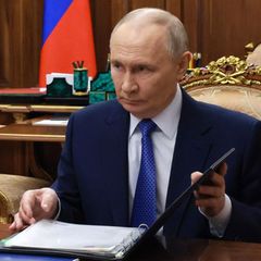 Kreml-Chef Wladimir Putin während ihres Treffens