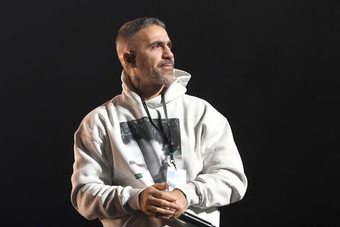 Sänger Bushido bei einem Konzert in Hannover