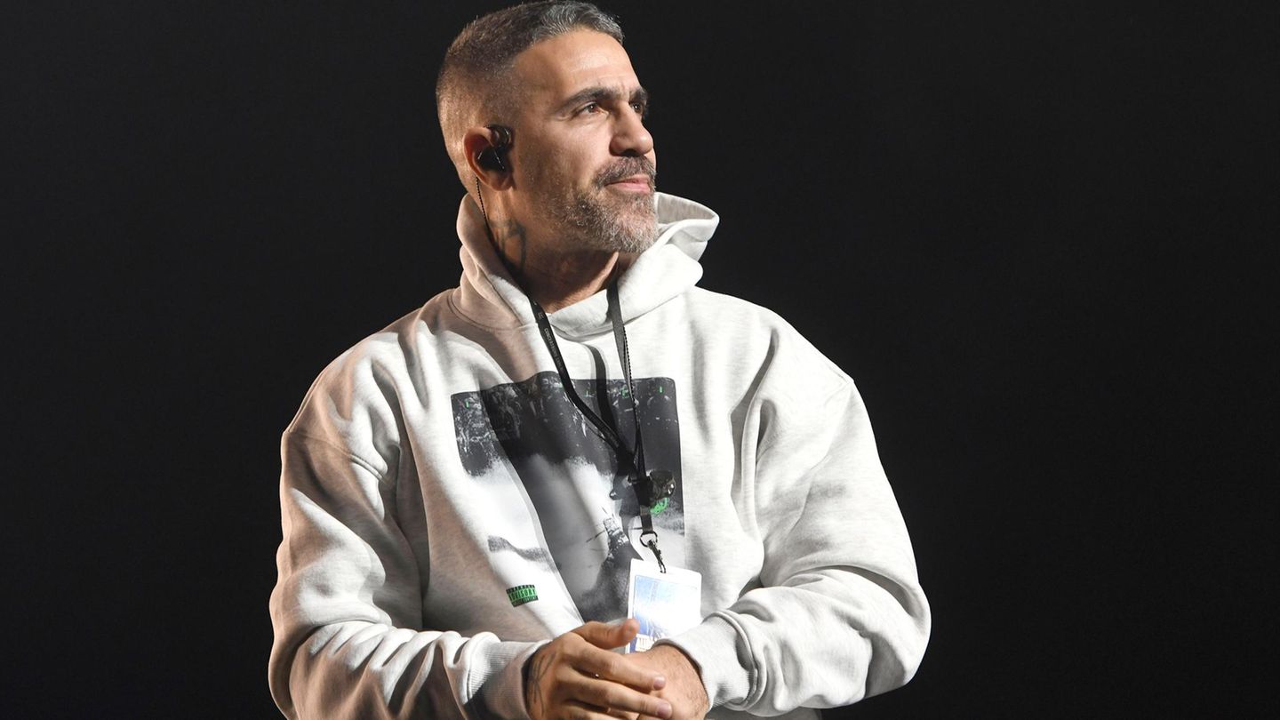 Sänger Bushido bei einem Konzert in Hannover