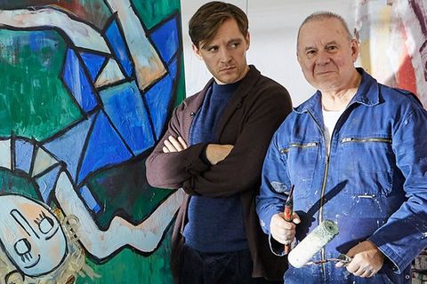 "Die Frau in Blau" mit Jonas Nay und Joachim Król.