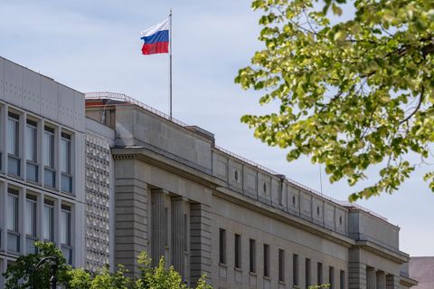 Die Festgenommene soll Kontakte in die russische Botschaft in Berlin gepflegt haben