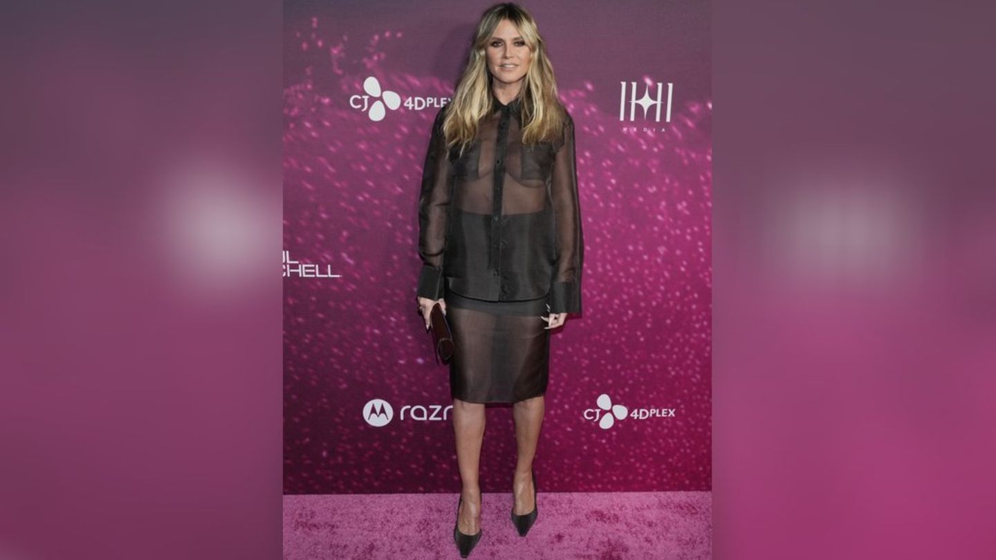 Heidi Klum bei der Premiere in Los Angeles.